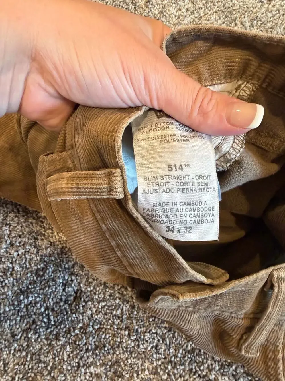 34 Heritage Charisma Relaxed Fit Stretch Corduroy Pants (Men)